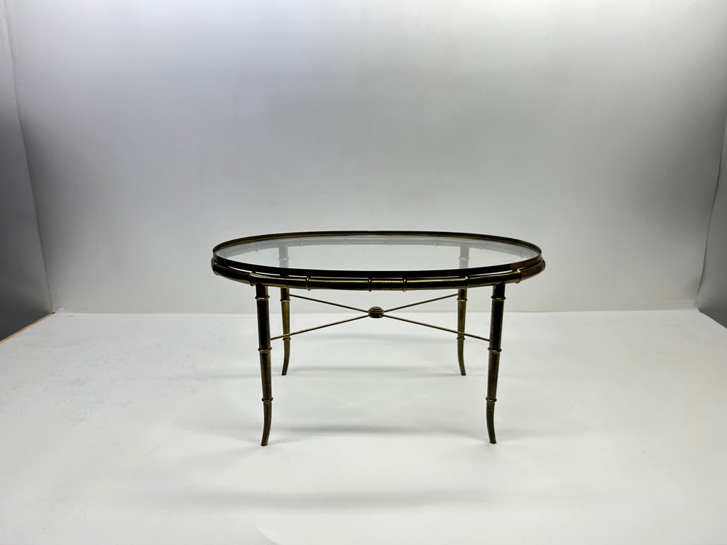 Mastercraft Brass Table 31ʺW × 19ʺD × 16ʺH