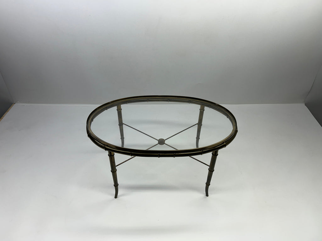 Mastercraft Brass Table 31ʺW × 19ʺD × 16ʺH