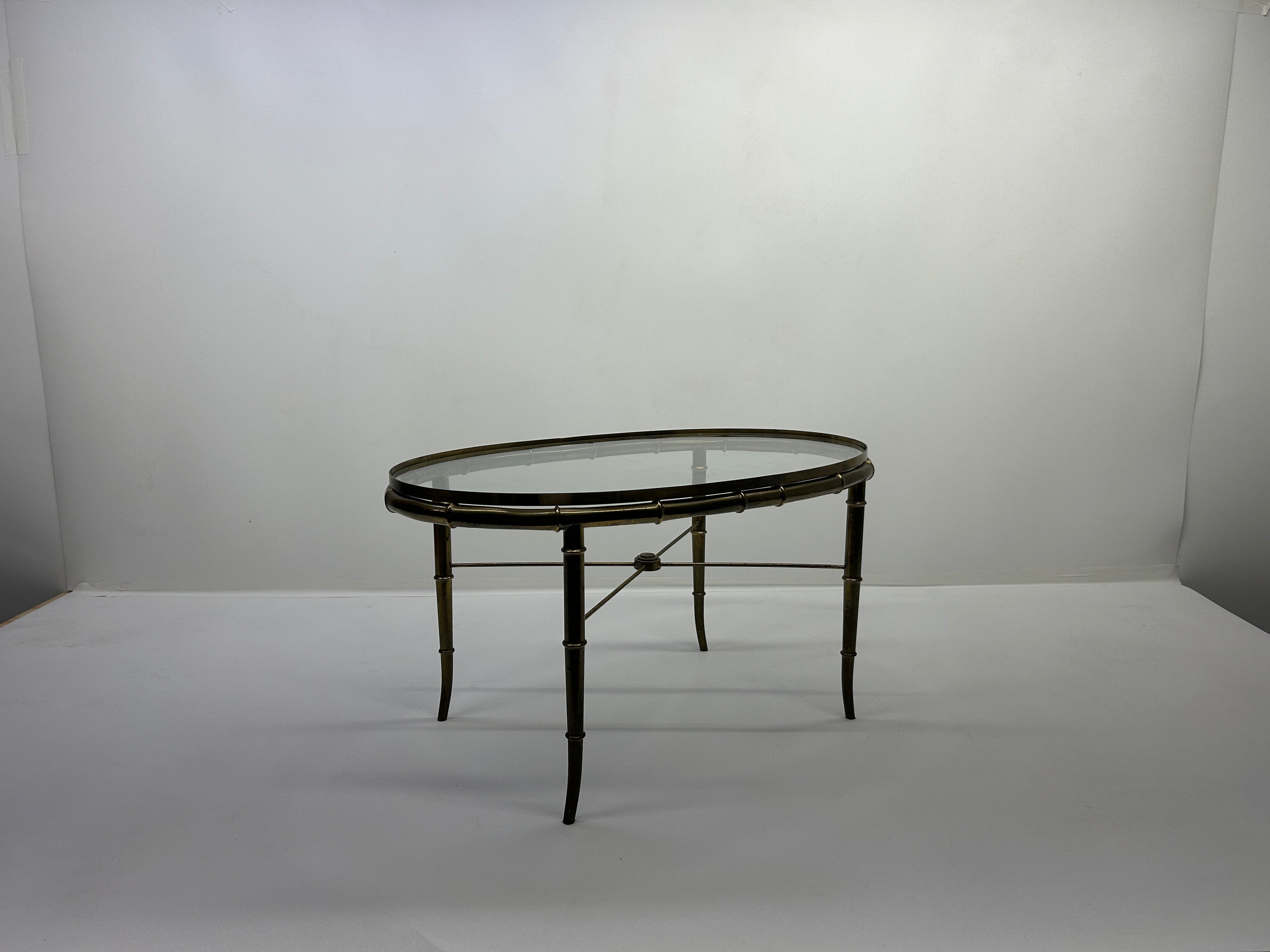 Mastercraft Brass Table 31ʺW × 19ʺD × 16ʺH