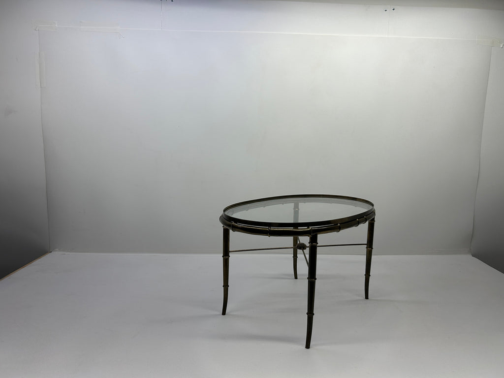 Mastercraft Brass Table 31ʺW × 19ʺD × 16ʺH