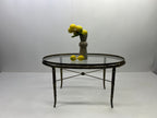 Mastercraft Brass Table 31ʺW × 19ʺD × 16ʺH