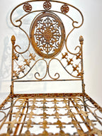 Pair of Wrought Iron/Metal Folding Chairs