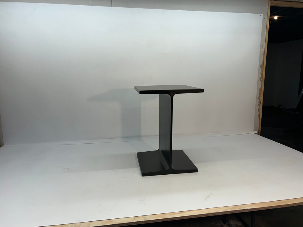 Ward Bennet Black Enamel I-Beam End Table