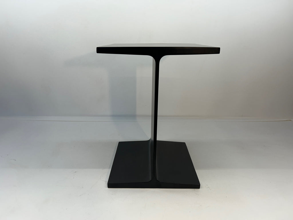 Ward Bennet Black Enamel I-Beam End Table