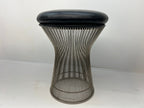 Warren Platner Stool for Knoll Black Leather