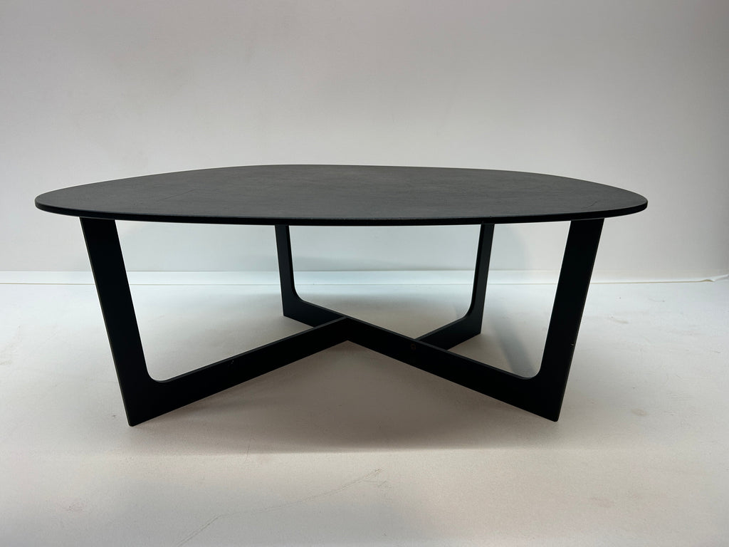 Erik Jørgensen Insula Coffee Table in Black Aluminum