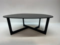 Erik Jørgensen Insula Coffee Table in Black Aluminum