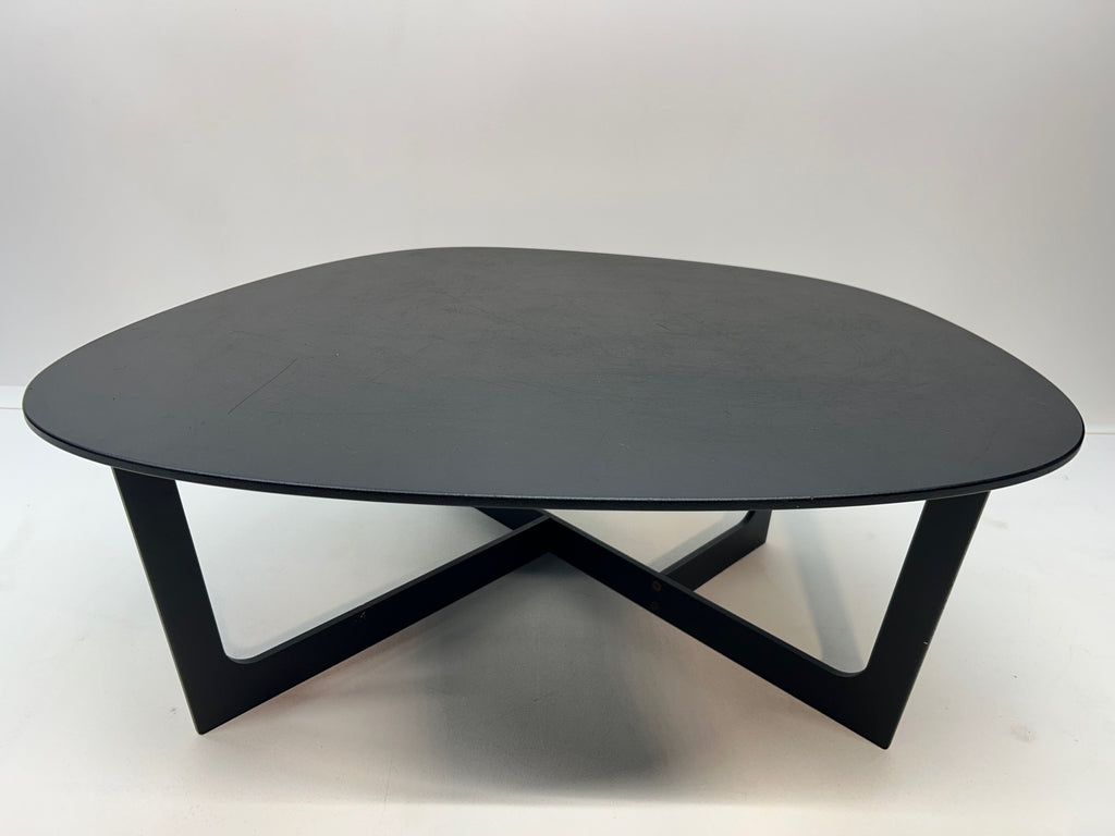 Erik Jørgensen Insula Coffee Table in Black Aluminum