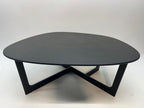 Erik Jørgensen Insula Coffee Table in Black Aluminum