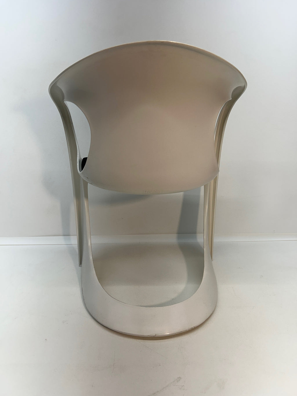 White Casalino armchairs by Casala with Black Seat Covers