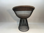 Set of 4 Rove Concepts Gray Chenille "Platner" Armchair with Gunmetal Black Base
