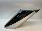 J. Wade Beam Zephyr Cantilevered Stainless Steel Side Table by Brueton