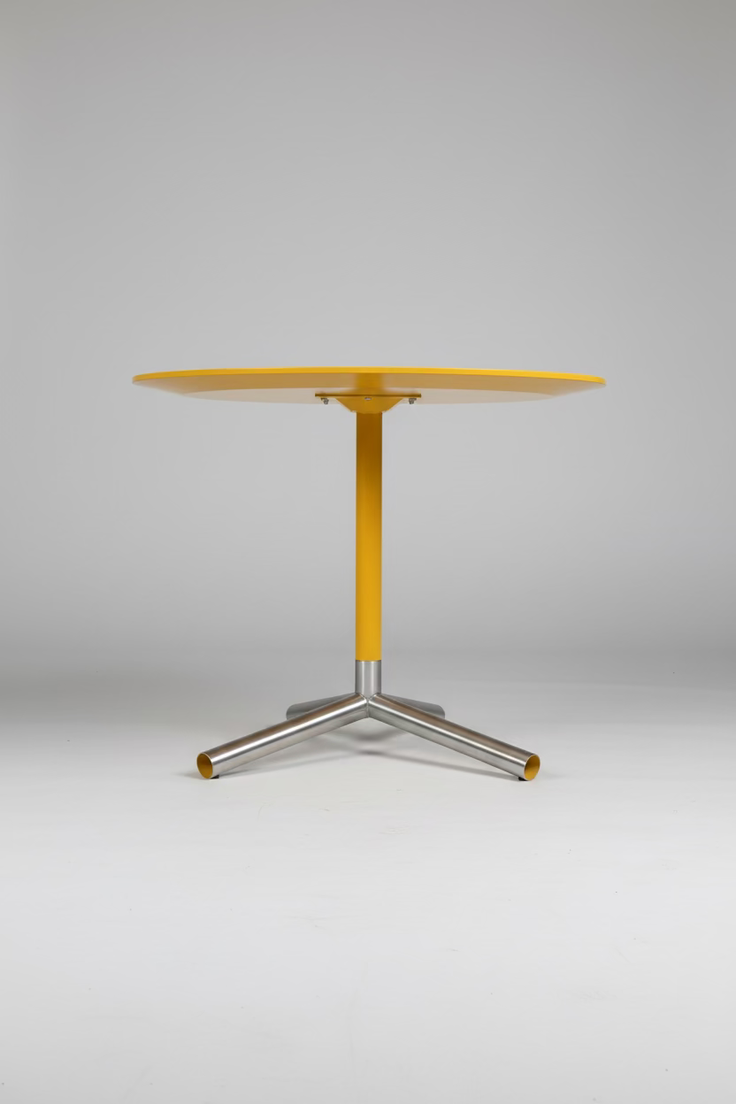 Vintage Blu Dot Sprout Yellow Dining Table