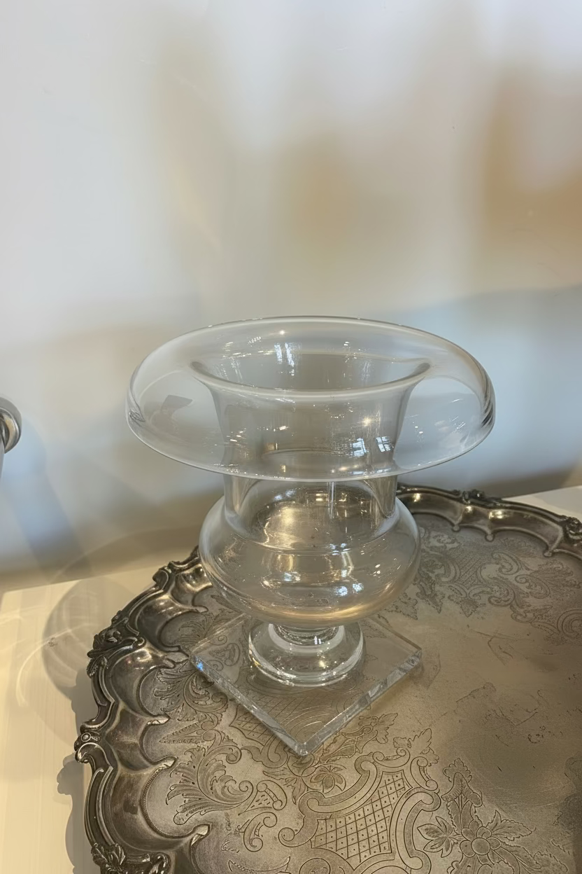 Val Saint Lambert Crystal Urn