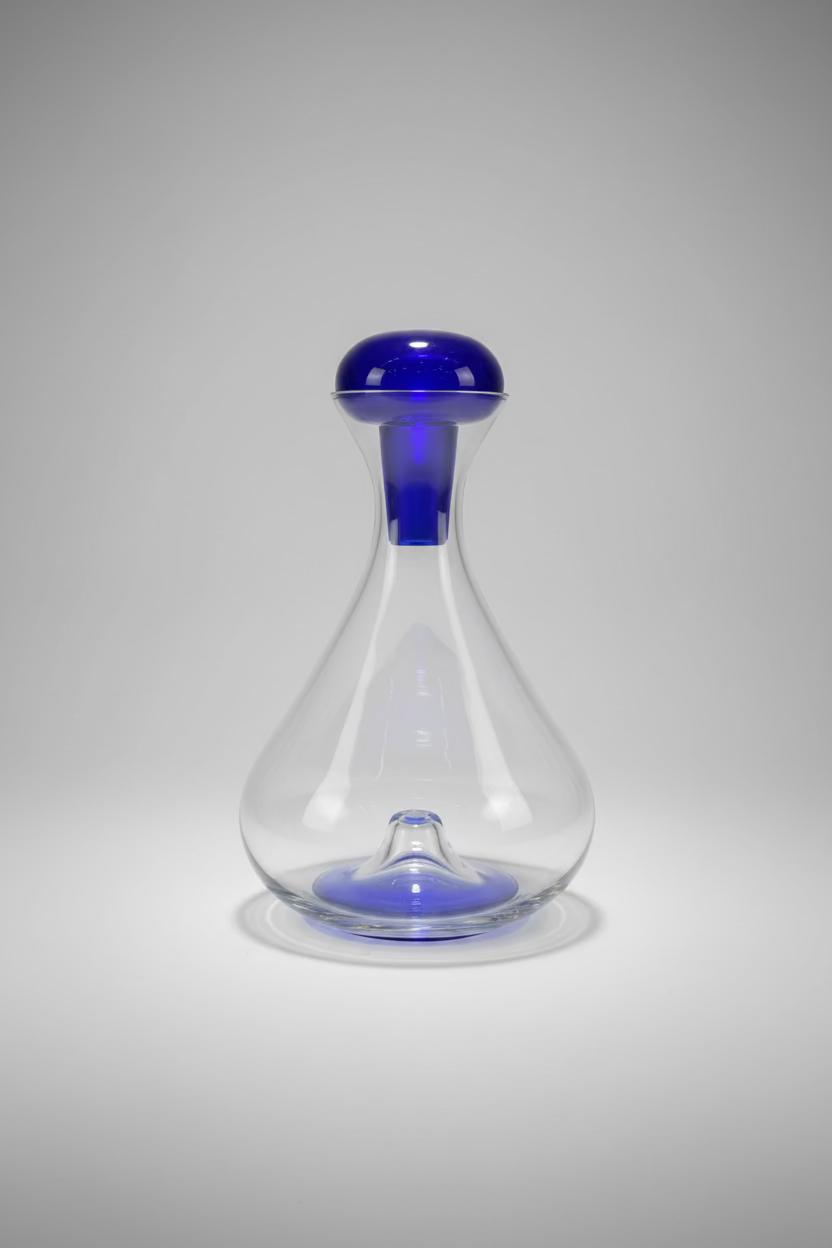 Classic Decanter Cobalt Stopper
