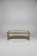 Antique Mirrored Waterfall Coffee Table
