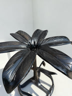Arthur Court Gilt Aluminum Lily Dining Table