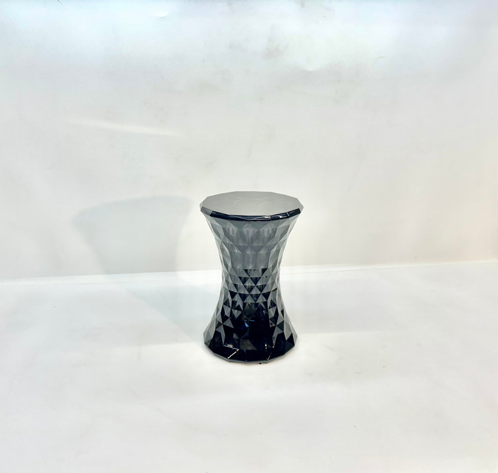 Kartell Stone Stool in Transparent Smoke