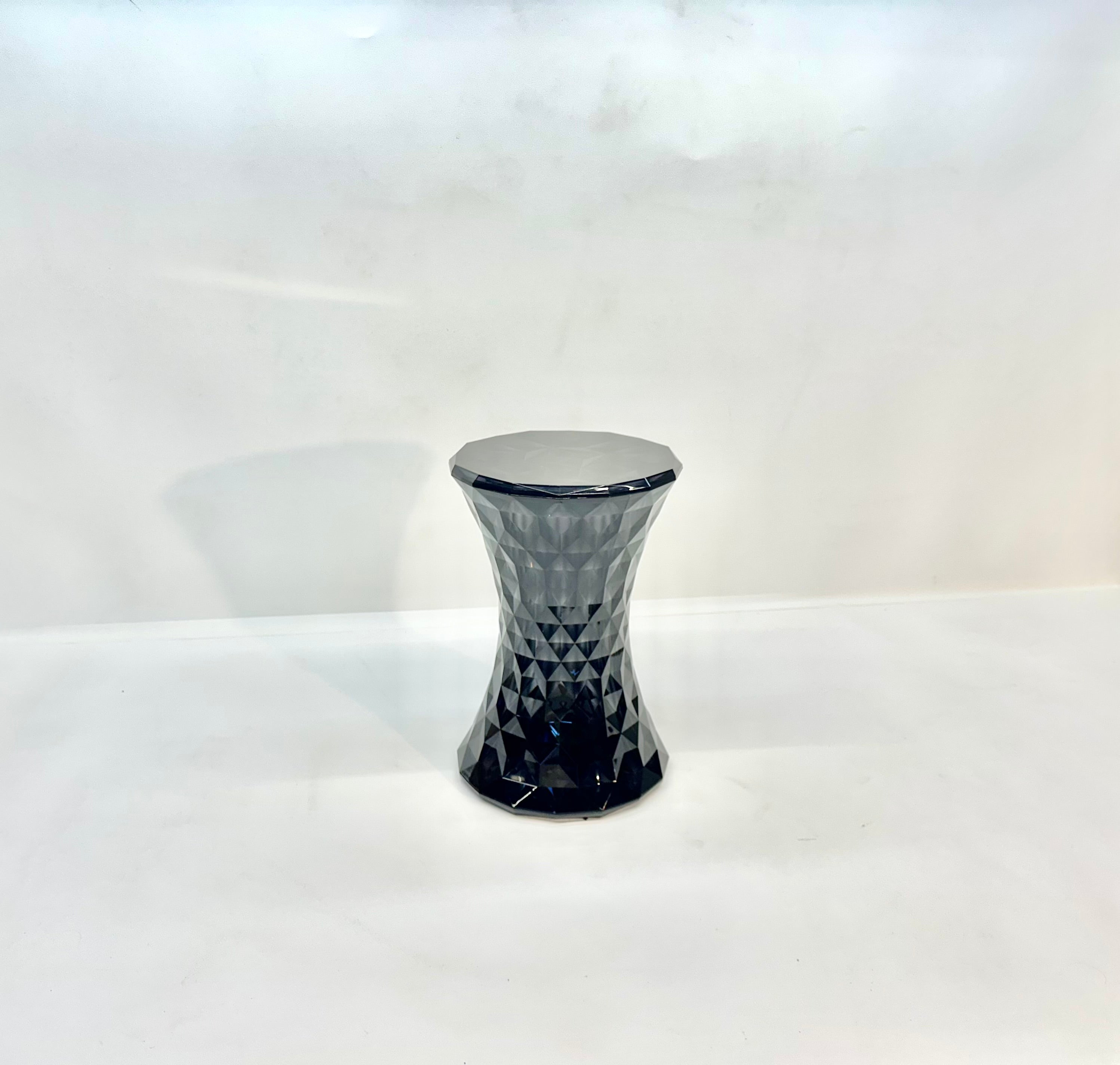 Kartell Stone Stool in Transparent Smoke