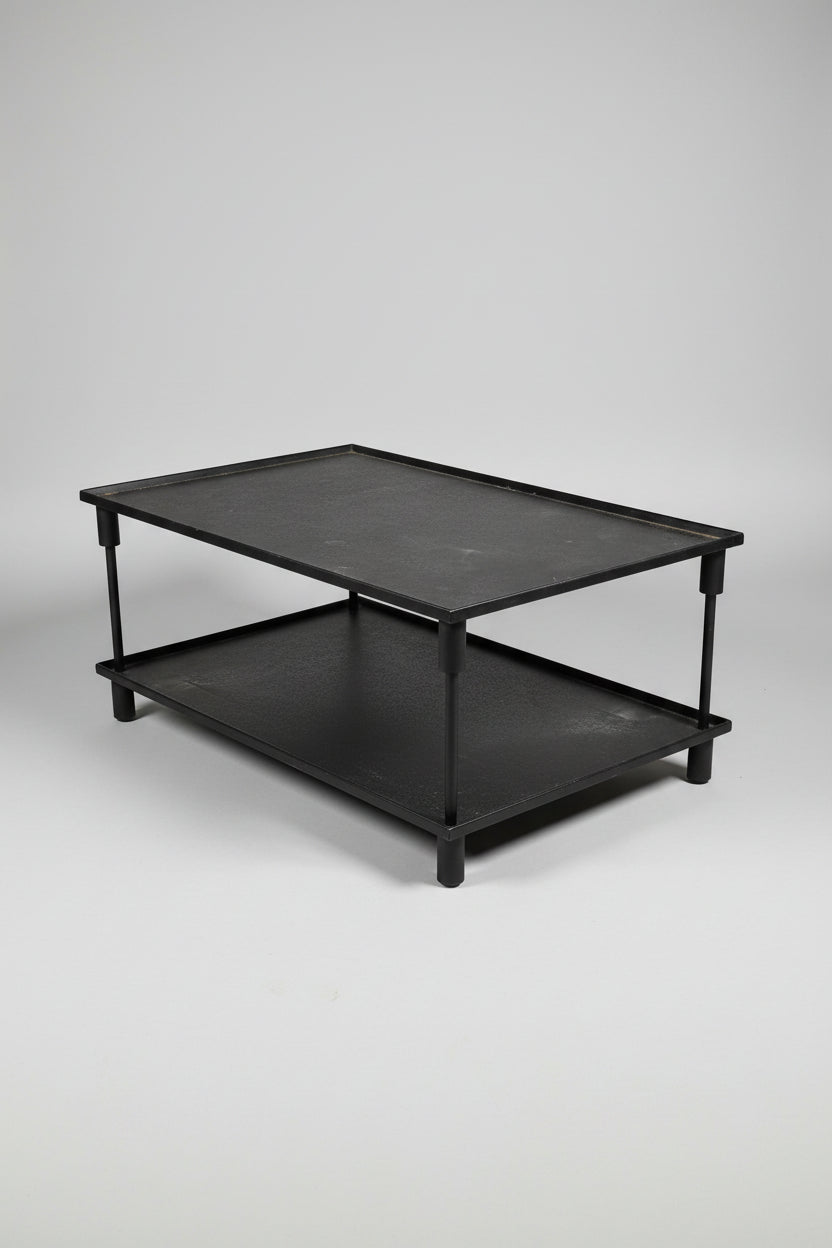 Restoration Hardware two tiered Metal Industrial Coffee Table*