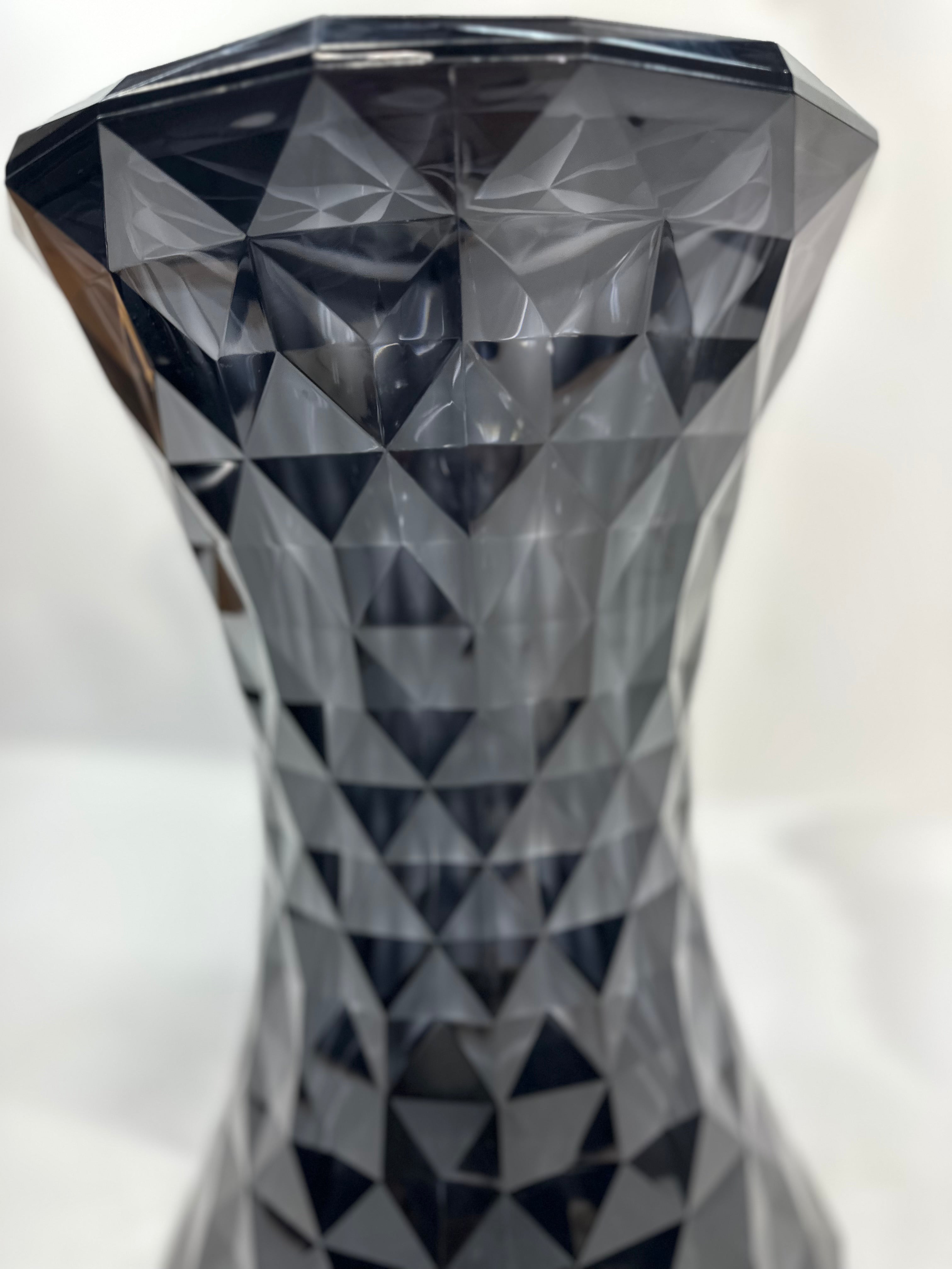 Kartell Stone Stool in Transparent Smoke