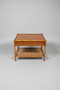 Antique Heritige Burl Wood Table