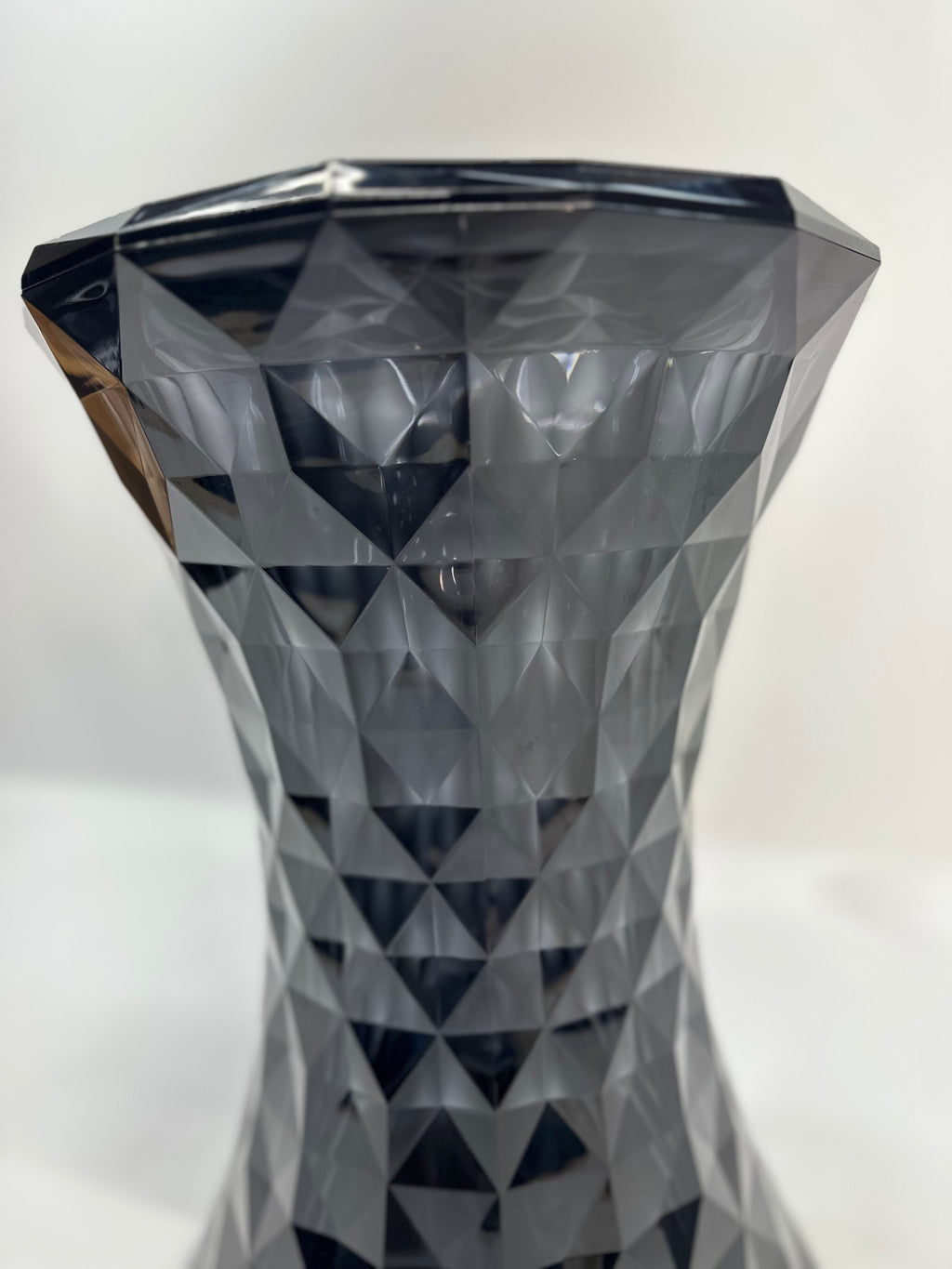 Kartell Stone Stool in Transparent Smoke
