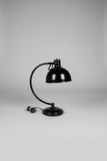 Black Industrial curved table /task Lamp