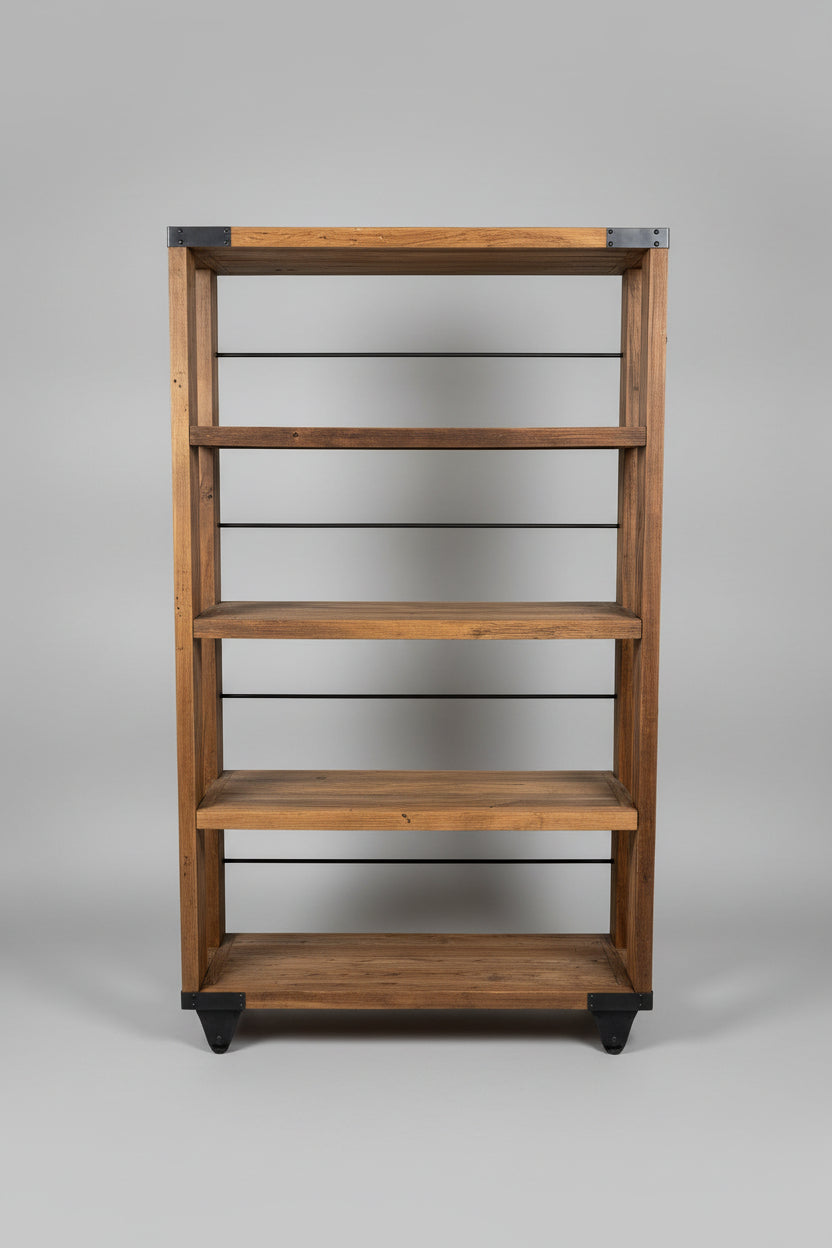 Tall Vintage RH "Baker Rack" on wheels