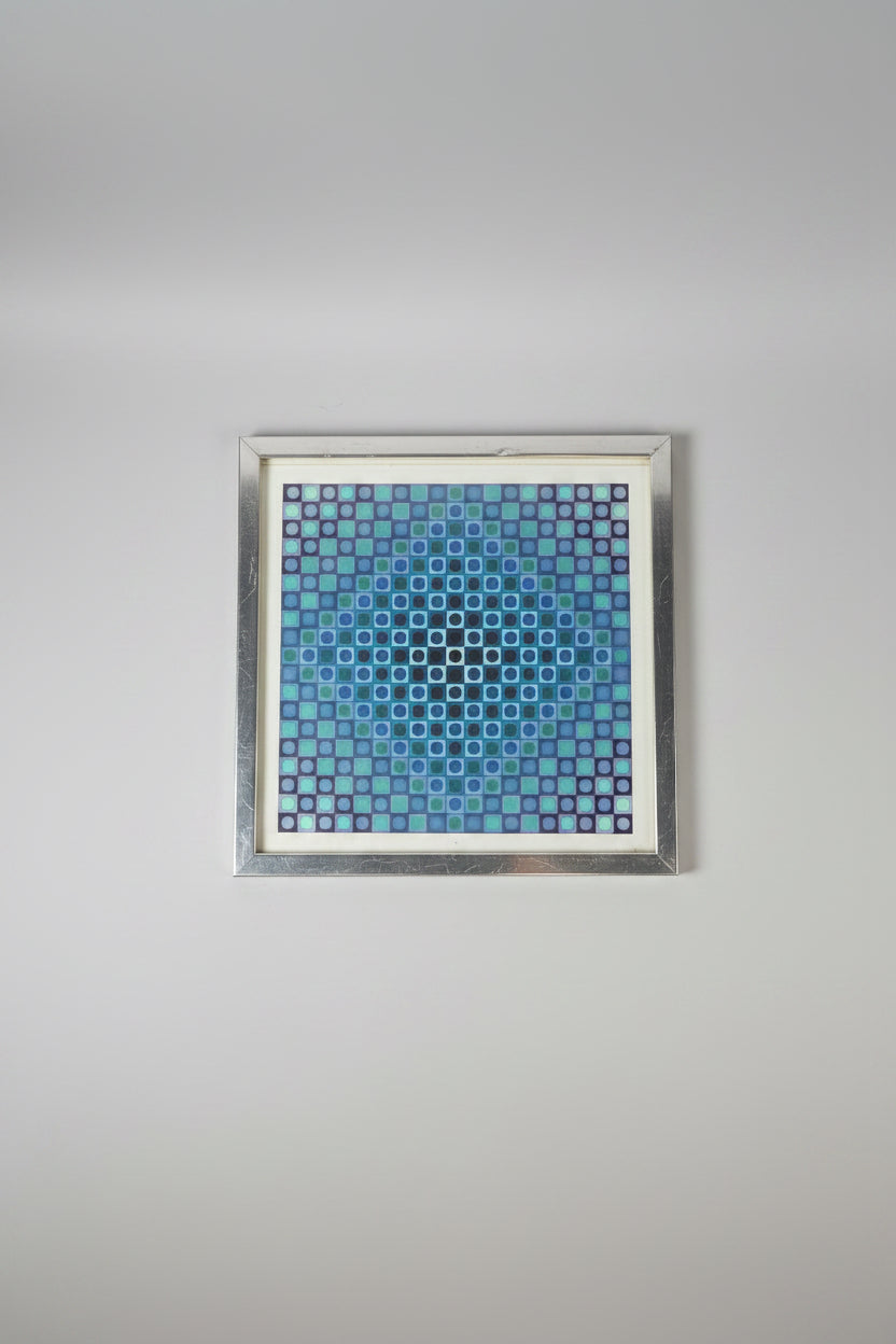 Victor Vasarely Print 10.5 x 10.5