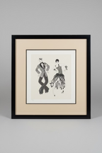Charleston Couple by Erte 19.5 x 20.5