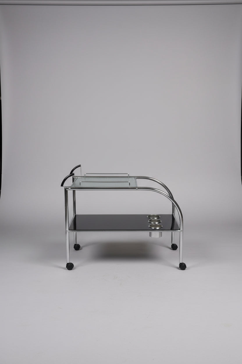 Bauhaus Italian Bar Cart c. 1970