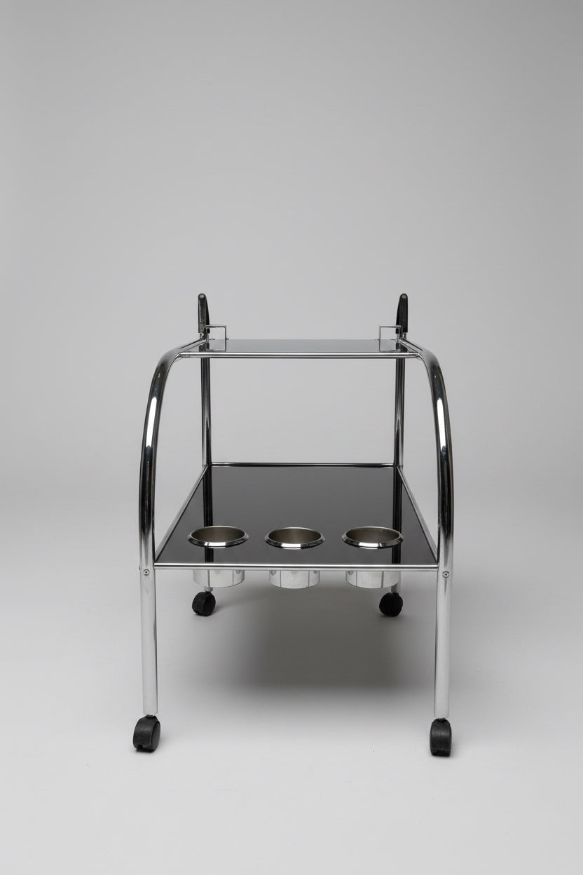 Bauhaus Italian Bar Cart c. 1970