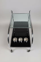 Bauhaus Italian Bar Cart c. 1970