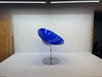 Eros Swivel Blue Chair by Philippe Starck for Kartell, 1990s