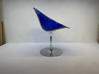 Eros Swivel Blue Chair by Philippe Starck for Kartell, 1990s