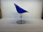 Eros Swivel Blue Chair by Philippe Starck for Kartell, 1990s