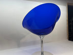Eros Swivel Blue Chair by Philippe Starck for Kartell, 1990s