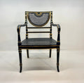 Antique Cane Arm Chairs by Smith & Watson