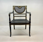 Antique Cane Arm Chairs by Smith & Watson