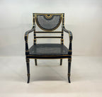 Antique Cane Arm Chairs by Smith & Watson