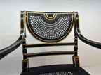 Antique Cane Arm Chairs by Smith & Watson