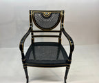 Antique Cane Arm Chairs by Smith & Watson