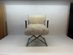 A&B Home Mongolian Fur Director Chair