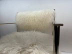 A&B Home Mongolian Fur Director Chair