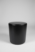 Black Lacquered Shou Sugi Ban Side Table