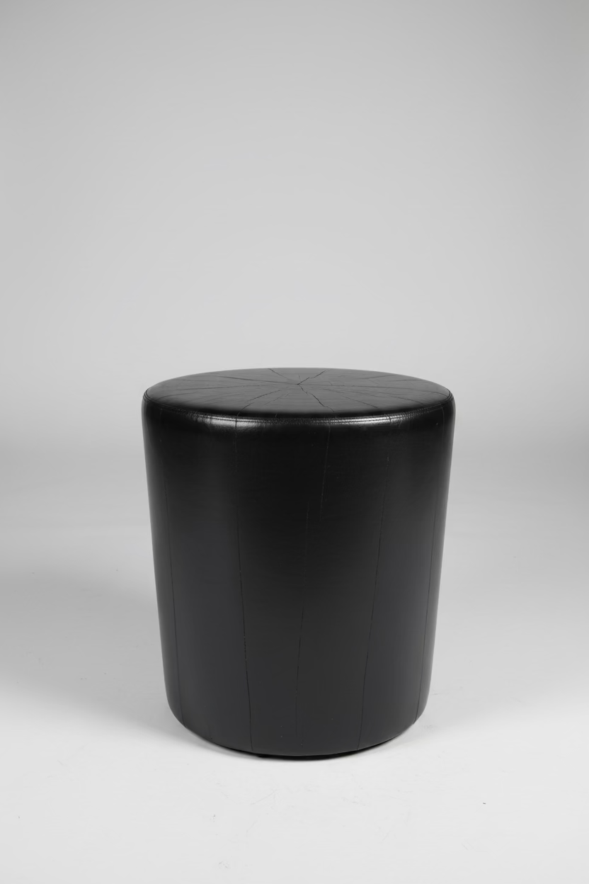 Black Lacquered Shou Sugi Ban Side Table