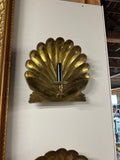 Antique Brass Shell Sconces