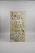 Plaster on Canvas Abstract 24 x 40