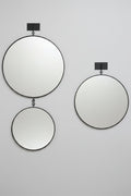Custom Set of 3 Steel Round Mirrors